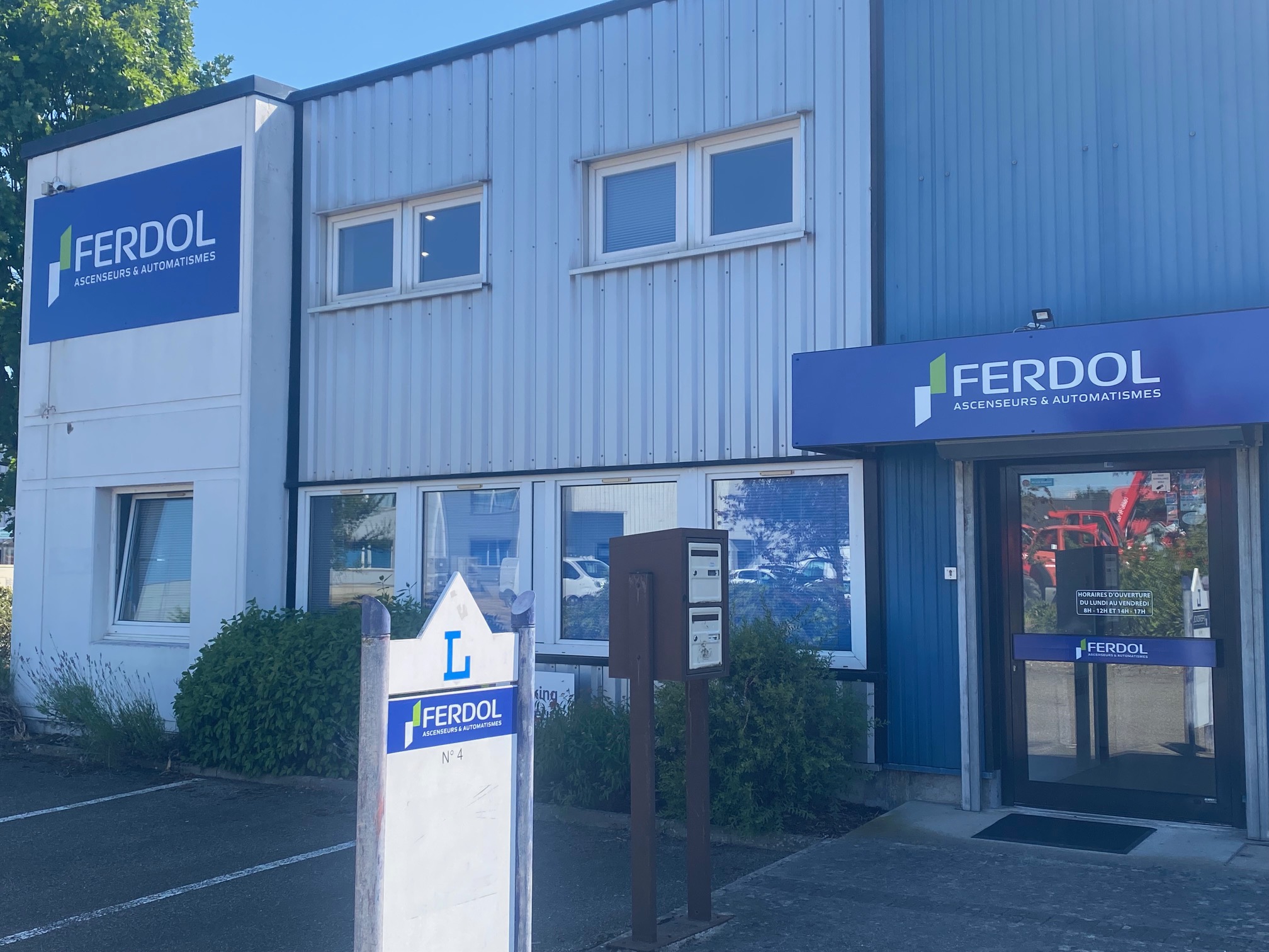 Devanture de l'entreprise